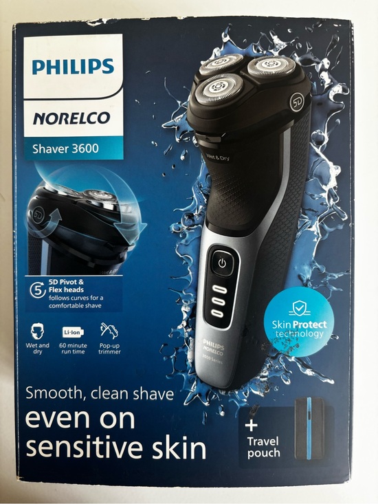 Philips Norelco Other - Philips Norelco 3600 Electric Wet/Dry Shaver Pop-up Trim- Open Box Store Return